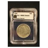 1938 Certified Arkansas Commem Half Dollar *Scarce