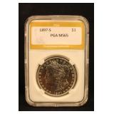 1897-S Certified Morgan Silver Dollar
