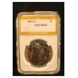 1901-S Certified Morgan Silver Dollar