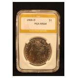 1904-O Certified Morgan Silver Dollar