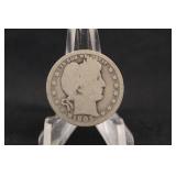 1905-P Barber Silver Quarter
