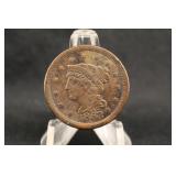1853 Large Cent Coin