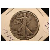 1944-D Walking Liberty Silver Half Dollar