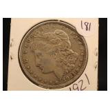 1921 Morgan Silver Dollar