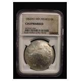 1882MO Mexico 8 Reale NGC Certified Chopmarked