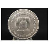 1oz .999 Pure Silver Liberty Round