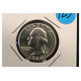 1960-P Uncirculated Washington Silver Quarter