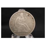 1858-O Seated Liberty Silver Half Dollar