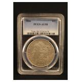 1886-P AU58 Morgan Silver Dollar