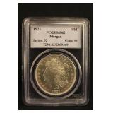 1921-P MS62 Certified Morgan Silver Dollar