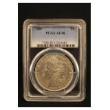 1889-P AU58 PCGS Certified Morgan Silver Dollar
