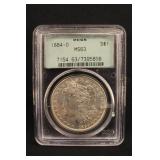 1884-O MS63 *Green Label* PCGS Morgan Dollar