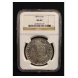 1884-O MS63 Morgan Silver Dollar Certified