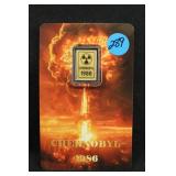 2026 Chernobyl .9999 Gold Bar $12