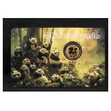 Chinese Panda .9999 Gold 50 Cent Coin