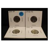 Lot of 4 Proof Roosevelt Silver Dime