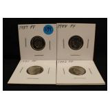 Lot of 4 Proof Roosevelt Silver Dime