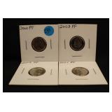 Lot of 4 2000-2003 Proof Roosevelt Silver Dime