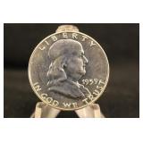 1959 Franklin Silver Half Dollar Proof