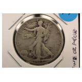 1923-S Walking Liberty Silver Half Dollar *Key