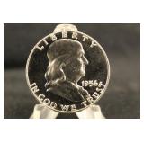 1956 Gem Proof Franklin Silver Half Dollar