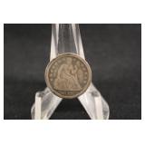 1842 Seated Liberty Silver Dime