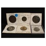Lot of 6 Very Early Foreign Coins