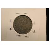 1907 Panama 2 1/2 Balboa *800k Mintage