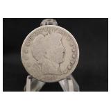 1911-D Barber Silver Half Dollar