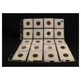 Sheet of 20 Lincoln Head Wheat Pennies