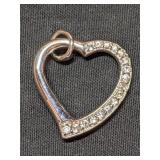 .925 Silver Heart Pendant - Lovely