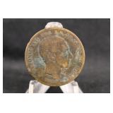1877 Spain 10 Cï¿½ntimos coin