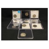 Lot of 10 Mixed Date Mercury Silver Dimes