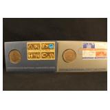 Lot of 2 American Rev. First Day Cover Medals