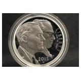 2015 March of Dimes Silver Dollar w/COA