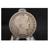 1897 Barber Silver Half Dollar