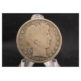1898 Barber Silver Half Dollar