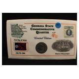 1999 Georgia State Quarter First Day of Issue