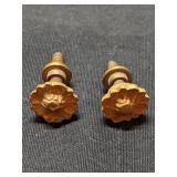 Vintage Brass Cabinet Knobs