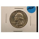 1956-P Uncirculated Washington Silver Quarter