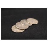 Lot of 4 Silver Mixed Date Dates