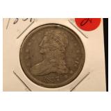 1837 Capped Bust Silver Half Dollar