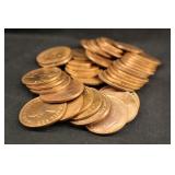 Lot of 40 Great Britain Large Penny's