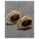 .925 Silver Black Onyx Earrlings