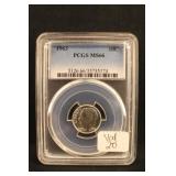 1963-P PCGS MS66 Roosevelt Silver Dime
