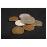 Lot of 7 1950-60 Cuba Coins