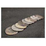Lot of 10 German Reich 10 Pfennig