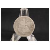 1854 Seated Liberty Silver Quarter