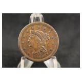 1855 Braided Hair Large Cent *Stunning