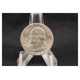 1942 Uncirculated Washington Silver Quarter